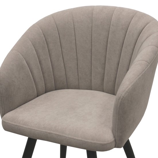 Полукресло на металлокаркасе мягкое из бархата (арт 33689) Фото 3