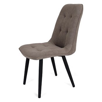 Стул для кухни серый велюровый (арт 20611) - Фото 2