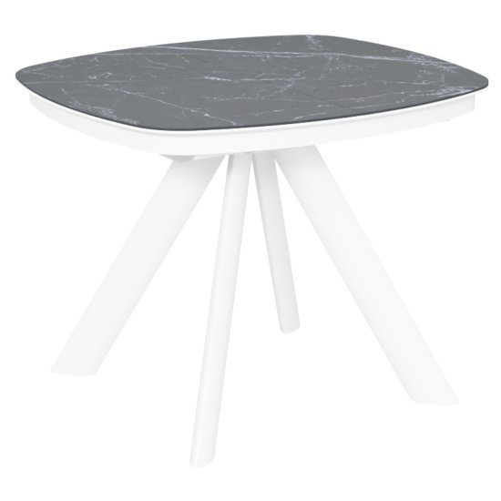 Стол раскладной овальный с покрытием из керамики (арт 35222) Фото 1