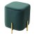 Пуфик с мягкой обивкой зеленый (арт 16752)