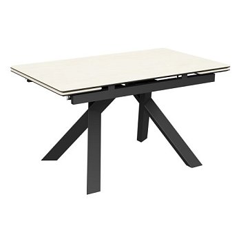 Стол раздвижной керамический бежевый современный (арт 33505) - Фото 2