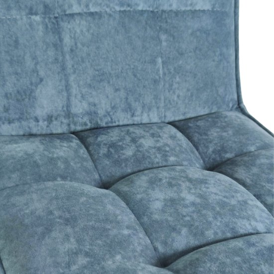 Стул на металлокаркасе голубой (арт 28818) Фото 2