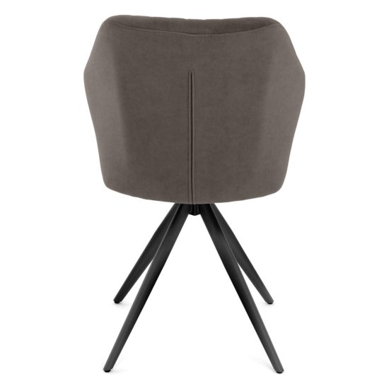 Стул с черными ножками из велюра (арт 35422) Фото 6