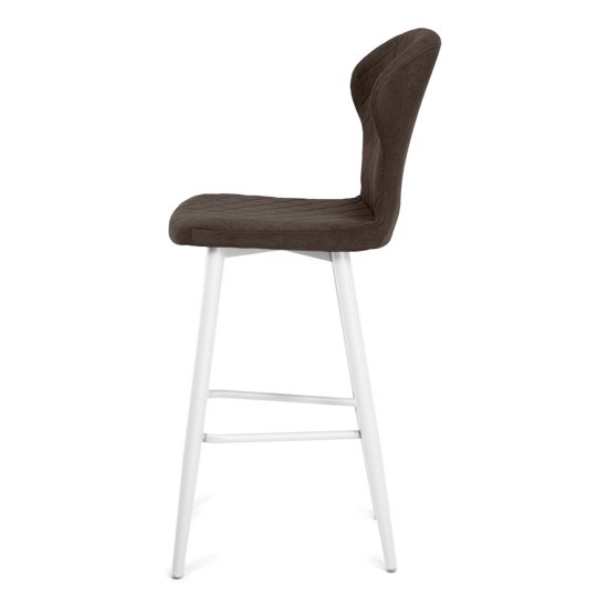 Барный стул с обивкой из велюра (арт 34138) Фото 4