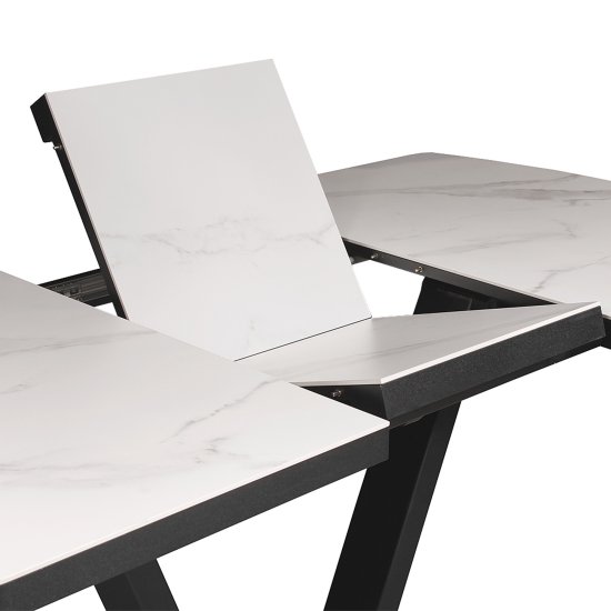 Обеденный стол раскладной с покрытием из керамики (арт 30822) Фото 2