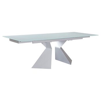 Стол белый на одной ножке 180 см (арт 35242) - Фото 2