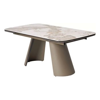 Стол раздвижной из керамогранита 180 см в современном стиле (арт 34098) - Фото 2