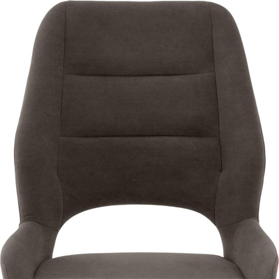 Стул полубарный на металлокаркасе мягкий из велюра (арт 35537) Фото 8