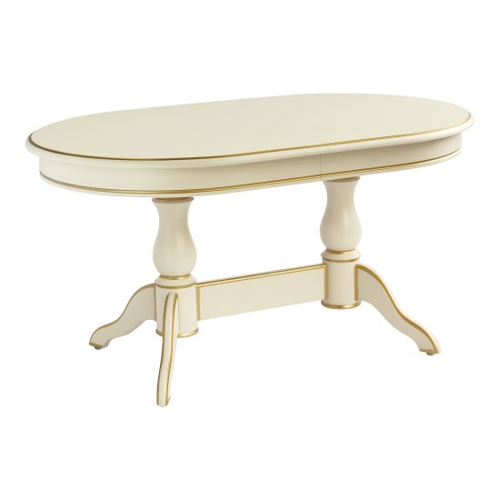 Стол кухонный раздвижной овальный деревянный классический (арт 6109) Фото 1