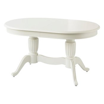 Кухонный стол раздвижной овальный 140 см в классическом стиле (арт 10284) - Фото 2