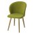 Стул мягкий зеленый с обивкой из велюра (арт 22452)