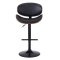 Стул барный мягкий черный из экокожи крутящийся (арт 31292)