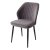 Стул серый с обивкой из велюра (арт 29042)