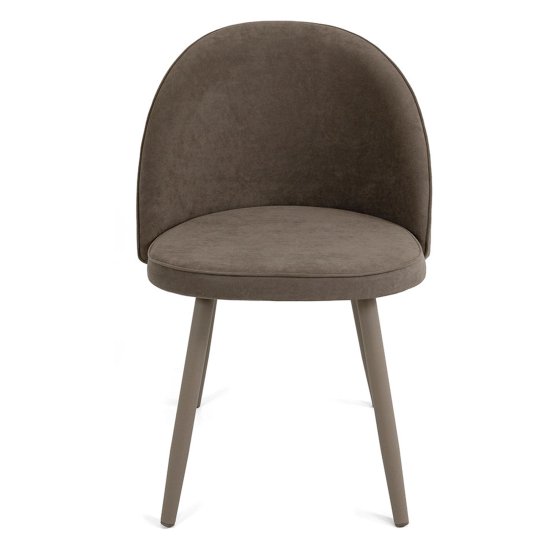 Стул мягкий бежевый велюровый (арт 21133) Фото 2