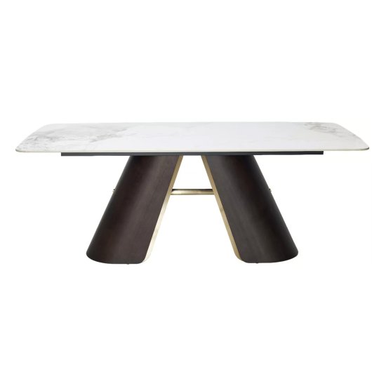 Стол со столешницей из керамики современный (арт 34097) Фото 4