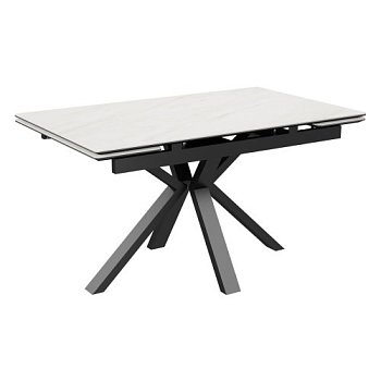 Стол со столешницей из керамики белый современный (арт 32127) - Фото 2