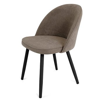 Стул для кухни на металлокаркасе с мягкой обивкой из велюра (арт 21089) - Фото 2