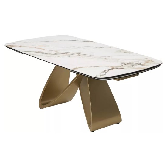 Стол раздвижной с керамической столешницей 180 см (арт 35268) Фото 1