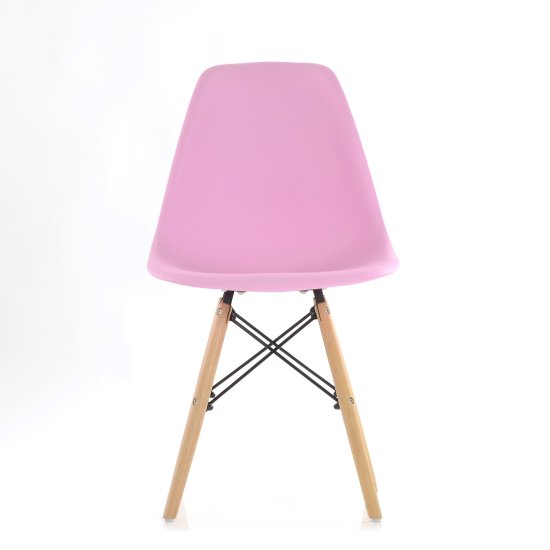 Стул для кухни дизайнерский розовый eames (арт 6588) Фото 2
