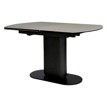 Стол кухонный керамический серый на одной ножке (арт 31440) - Фото 2