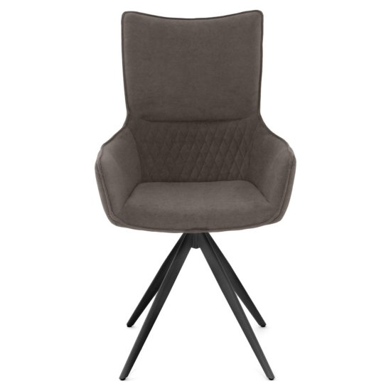 Стул с подлокотниками велюровый (арт 35559) Фото 5