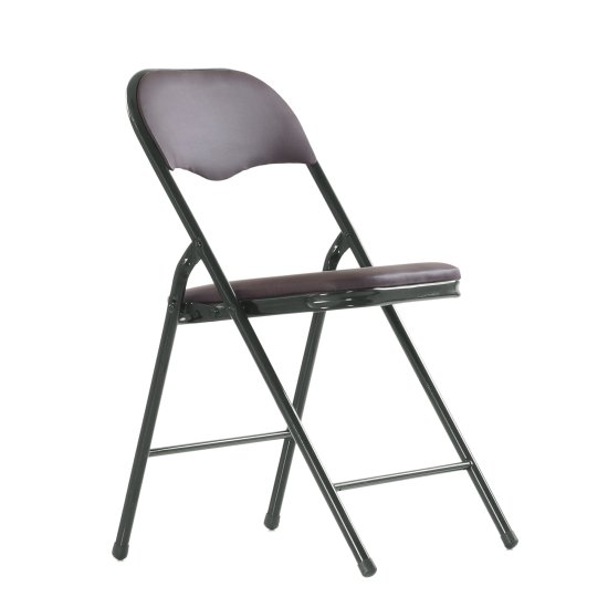 Стул ножки черные мягкий коричневый (арт 6215) Фото 1