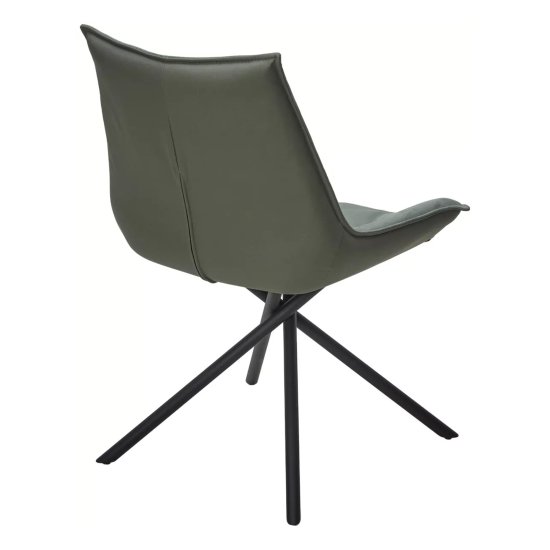 Стул на металлокаркасе мягкий зеленый (арт 33643) Фото 3