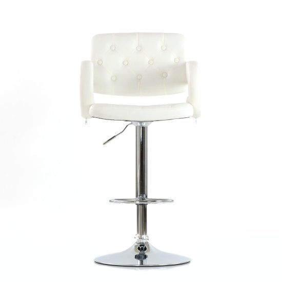 Стул барный высокий мягкий с подлокотниками регулируемый (арт 5532) Фото 2