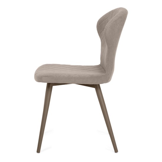 Стул с мягким сидением бежевый велюровый (арт 19361) Фото 3