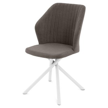 Стул на металлическом каркасе с мягким сидением из велюра (арт 35389) - Фото 2