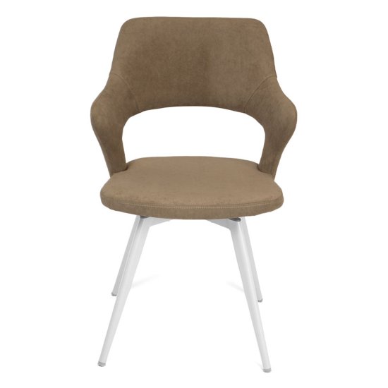 Стул обеденный на металлокаркасе из велюра (арт 33594) Фото 5