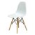 Стул для кухни дизайнерский деревянный белый eames (арт 10249)