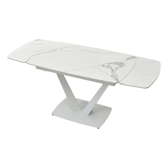 Стол с керамической столешницей на одной ноге (арт 30771) Фото 5