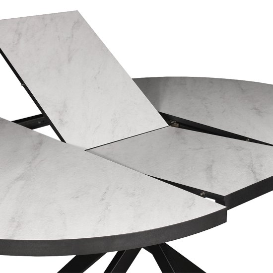 Стол круглый на одной ножке современный (арт 27237) Фото 3