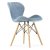 Стул для кухни дизайнерский мягкий голубой eames (арт 12196)