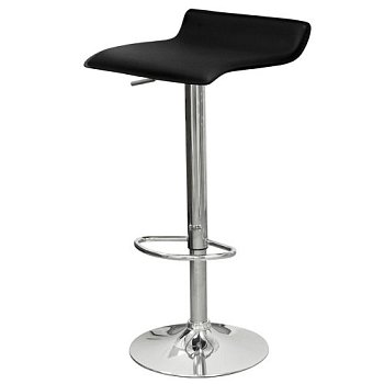 Барный стул из искусственной кожи современный (арт 6473) - Фото 2