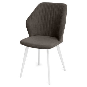 Стул на каркасе из металла с обивкой из велюра (арт 35381) - Фото 2