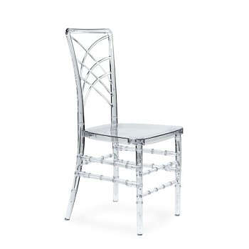 Стул для кухни прозрачный пластиковый (арт 34023) - Фото 2