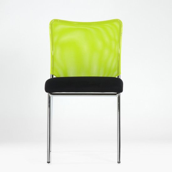 Стул хромированный зеленый современный (арт 29416) Фото 2