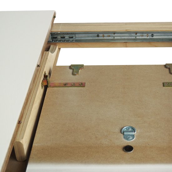 Стол обеденный раздвижной овальный белый классический (арт 7009) Фото 2