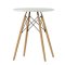 Стол кухонный дизайнерский круглый белый D-60 см eames (арт 16405)