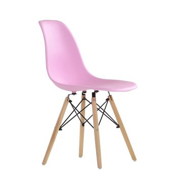 Стул для кухни дизайнерский розовый eames (арт 6588) - Фото 2