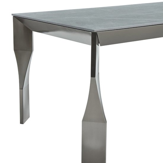 Стол дизайнерский со столешницей из керамики (арт 31473) Фото 5