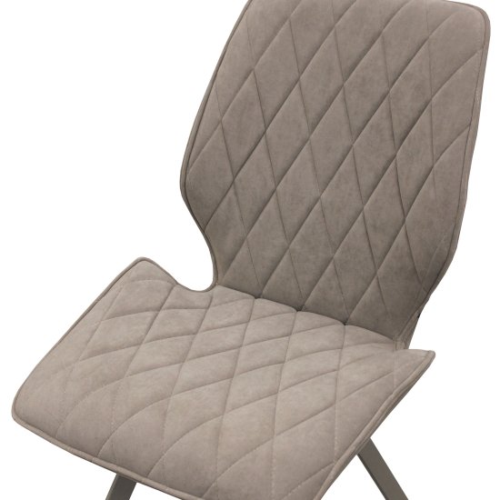 Стул на металлокаркасе с мягким сидением бархатный (арт 28320) Фото 3