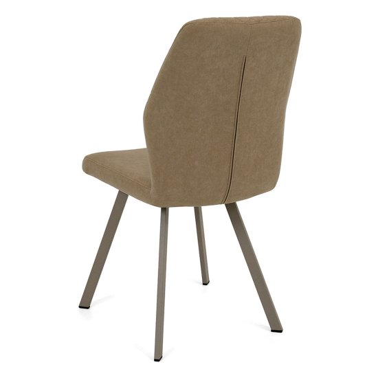 Стул слоновая кость велюровый (арт 20147) Фото 5