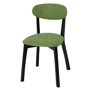 Стул из массива дерева мягкий зеленый в классическом стиле (арт 31256) - Фото 2