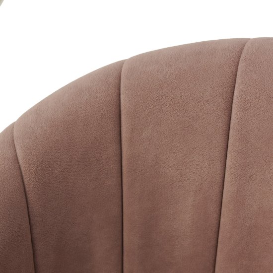 Полубарный стул с мягким сидением розовый современный (арт 27964) Фото 3