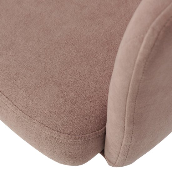 Полубарный стул с мягким сидением розовый современный (арт 27964) Фото 3