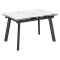 Стол со столешницей из керамики под мрамор (арт 29673)