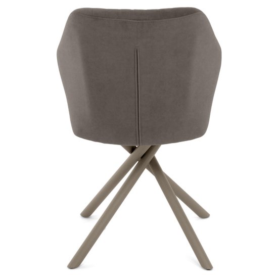 Стул на металлическом каркасе велюровый (арт 35395) Фото 6